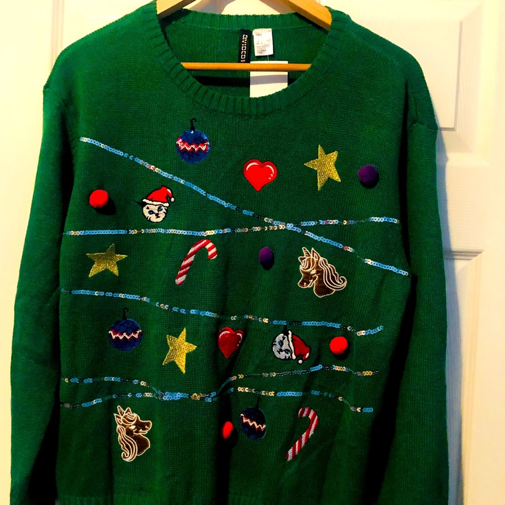 Fun Christmas Sweater. NWT